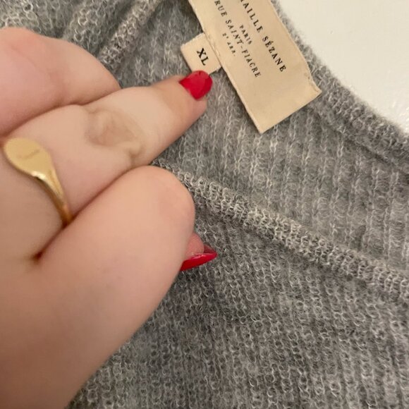 Sezane Gaspard Cardigan in Grey - Picture 5 of 5